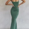 Sukienka maxi Milena Forest Gorsety Sukienka maxi Milena Forest Gorsety