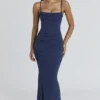 Sukienka maxi Milena Navy Gorsety Sukienka maxi Milena Navy Gorsety