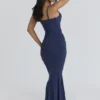 Sukienka maxi Milena Navy Gorsety Sukienka maxi Milena Navy Gorsety
