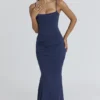Sukienka maxi Milena Navy Gorsety Sukienka maxi Milena Navy Gorsety