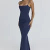 Sukienka maxi Milena Navy Gorsety Sukienka maxi Milena Navy Gorsety