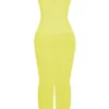 Sukienka maxi Nalini Acid Lime Gorsety Sukienka maxi Nalini Acid Lime Gorsety