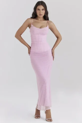Sukienka maxi Nalini Cotton Candy Gorsety Sukienka maxi Nalini Cotton Candy Gorsety