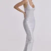 Sukienka maxi OG Silver Bandage – edycja limitowana Sukienka maxi OG Silver Bandage – edycja limitowana
