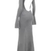 Sukienka maxi Sancha Steel Metallic Sukienka maxi Sancha Steel Metallic