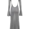 Sukienka maxi Sancha Steel Metallic Sukienka maxi Sancha Steel Metallic