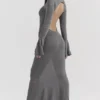 Sukienka maxi Sancha Steel Metallic Sukienka maxi Sancha Steel Metallic