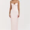 Sukienka maxi Stefania Soft Peach Gorsety Sukienka maxi Stefania Soft Peach Gorsety