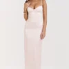 Sukienka maxi Stefania Soft Peach Gorsety Sukienka maxi Stefania Soft Peach Gorsety