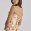 Sukienka maxi z bawełny w nadruk Rona Warm Rose Sukienka maxi z bawełny w nadruk Rona Warm Rose