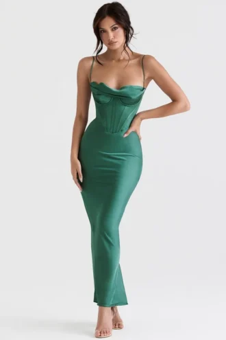 Sukienka maxi z gorsetem „Charmaine Forest” Sukienka maxi z gorsetem „Charmaine Forest”