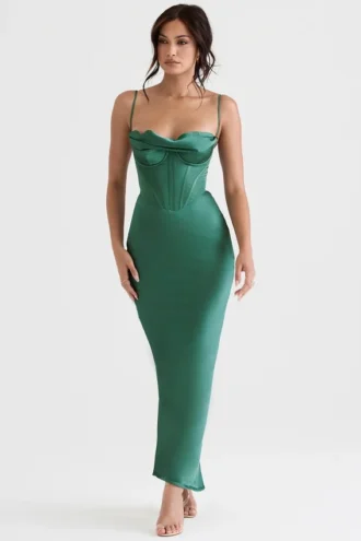 Sukienka maxi z gorsetem „Charmaine Forest” Sukienka maxi z gorsetem „Charmaine Forest”
