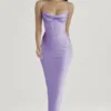 Sukienka maxi z gorsetem Charmaine w kolorze lawendowym Sukienka maxi z gorsetem Charmaine w kolorze lawendowym