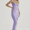 Sukienka maxi z gorsetem Charmaine w kolorze lawendowym Sukienka maxi z gorsetem Charmaine w kolorze lawendowym