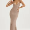 Sukienka maxi z gorsetem Loren Latte Sukienka maxi z gorsetem Loren Latte