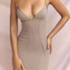 Sukienka maxi z gorsetem Loren Latte Sukienka maxi z gorsetem Loren Latte