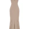 Sukienka maxi z gorsetem Loren Latte Sukienka maxi z gorsetem Loren Latte