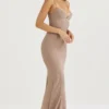 Sukienka maxi z gorsetem Loren Latte Sukienka maxi z gorsetem Loren Latte