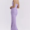 Sukienka maxi z gorsetem z koronki w kolorze orchidei Antonina Sukienka maxi z gorsetem z koronki w kolorze orchidei Antonina
