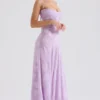 Sukienka maxi z koronkowym tyłem w kwiatowy wzór Seren Orchid Sukienka maxi z koronkowym tyłem w kwiatowy wzór Seren Orchid