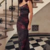 Sukienka maxi z nadrukiem Nalini Sukienka maxi z nadrukiem Nalini