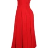 Sukienka midi bez ramiączek Lady Scarlet Sukienka midi bez ramiączek Lady Scarlet
