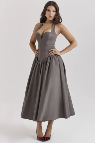 Sukienka midi Coquette Smoke Halter Sukienka midi Coquette Smoke Halter