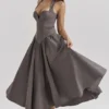Sukienka midi Coquette Smoke Halter Sukienka midi Coquette Smoke Halter
