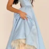 Sukienka midi Mademoiselle Cinderella z niebieskiego tiulu