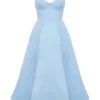 Sukienka midi Mademoiselle Cinderella z niebieskiego tiulu