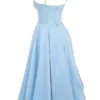 Sukienka midi Mademoiselle Cinderella z niebieskiego tiulu