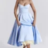 Sukienka midi Mademoiselle Cinderella z niebieskiego tiulu