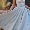 Sukienka midi Mademoiselle Cinderella z niebieskiego tiulu