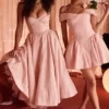 Sukienka midi Mademoiselle w kolorze baleriny Sukienka midi Mademoiselle w kolorze baleriny