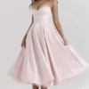 Sukienka midi Mademoiselle w kolorze baleriny Sukienka midi Mademoiselle w kolorze baleriny