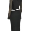 Sukienka midi Marina Black Cutout Sukienka midi Marina Black Cutout