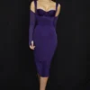 Sukienka midi Talika Grape Gorset Sukienka midi Talika Grape Gorset