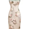 Sukienka midi Venus w stylu vintage z kwiatowym wzorem Sukienka midi Venus w stylu vintage z kwiatowym wzorem
