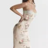 Sukienka midi Venus w stylu vintage z kwiatowym wzorem Sukienka midi Venus w stylu vintage z kwiatowym wzorem