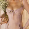Sukienka midi z wycięciami Ophelia Blush Sukienka midi z wycięciami Ophelia Blush