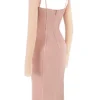 Sukienka midi z wycięciami Ophelia Blush Sukienka midi z wycięciami Ophelia Blush