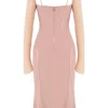 Sukienka midi z wycięciami Ophelia Blush Sukienka midi z wycięciami Ophelia Blush