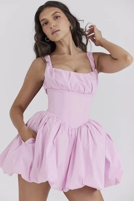 Sukienka mini z tiulu bawełnianego Le Puff Cotton Candy Sukienka mini z tiulu bawełnianego Le Puff Cotton Candy