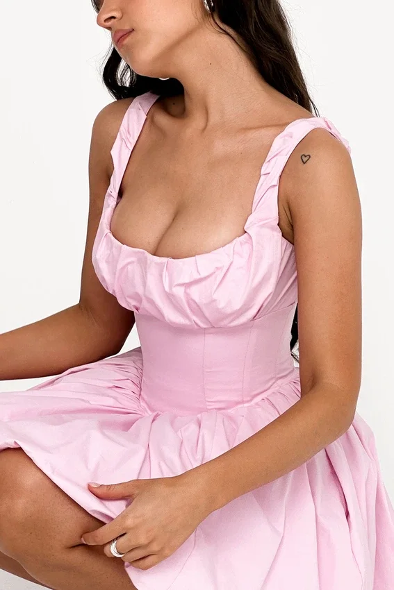 Sukienka mini z tiulu bawełnianego Le Puff Cotton Candy Sukienka mini z tiulu bawełnianego Le Puff Cotton Candy
