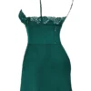 Sukienka typu slip z satyny Soraya Forest Sukienka typu slip z satyny Soraya Forest