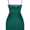 Sukienka typu slip z satyny Soraya Forest Sukienka typu slip z satyny Soraya Forest
