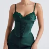 Sukienka typu slip z satyny Soraya Forest Sukienka typu slip z satyny Soraya Forest