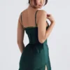 Sukienka typu slip z satyny Soraya Forest Sukienka typu slip z satyny Soraya Forest