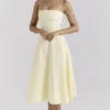 Sukienki Letnie Dolly Lemon z elastycznej bawełny o kroju A-line Sukienki Letnie Dolly Lemon z elastycznej bawełny o kroju A-line