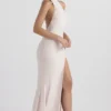 Suknia Juliette w kolorze Blush z wiązaniem na szyi